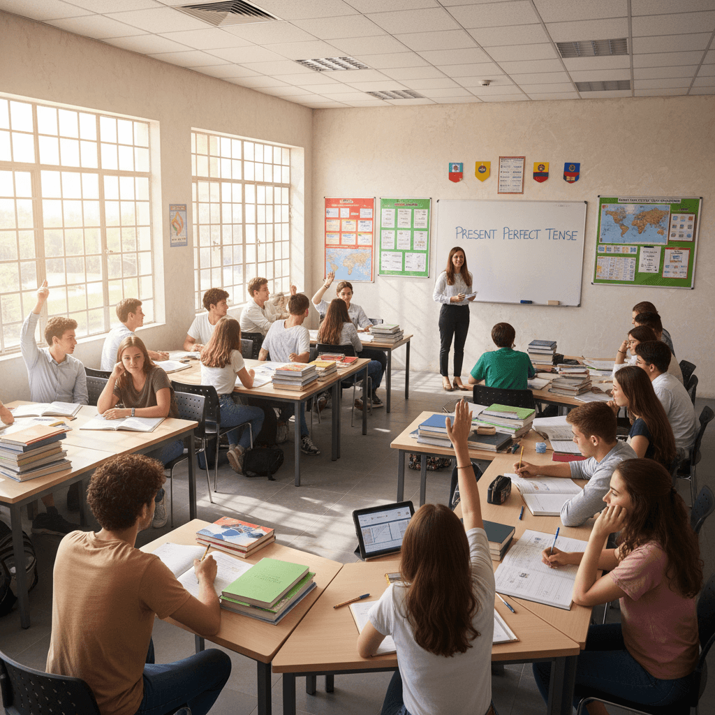 IGC faculty and students in a collaborative learning session